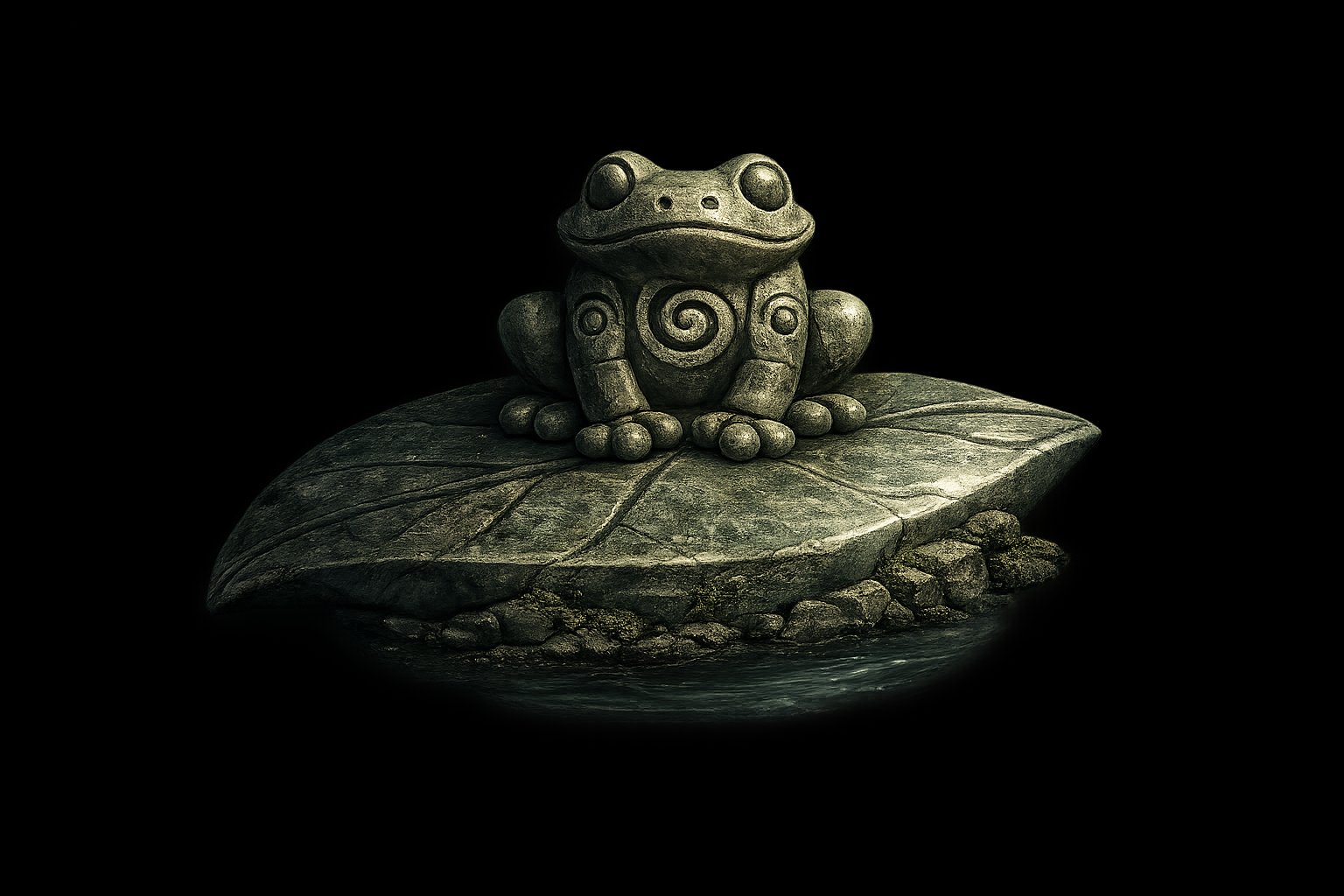 The coqui idol — a small guardian carved in stone